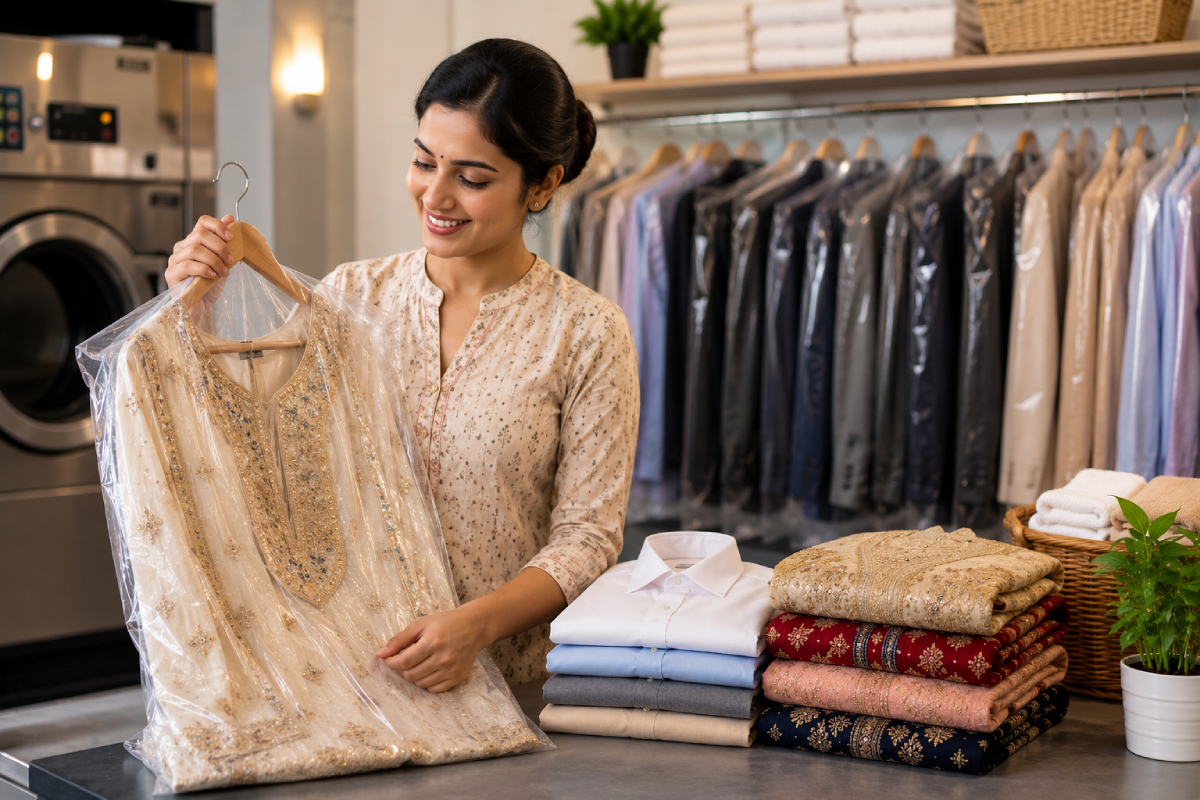 Best Dry Cleaning In Gaur City – Expert Care For Designer Wear, Suits & Delicate Fabrics